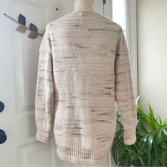 J. Crew Space-dyed Relaxed Knit V-Neck Women's Cardigan Sweater (XS/S) - Picture 3 of 12